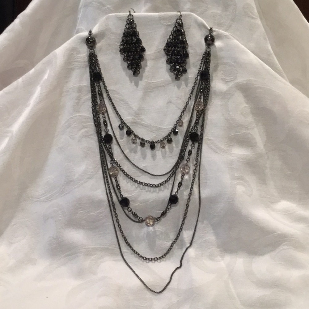 💜  Hematite multi-strand set